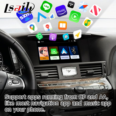 Infiniti Q70 kablosuz carplay android otomatik telefon ekranı yansıtma projeksiyon medya kutusu Lsailt tarafından