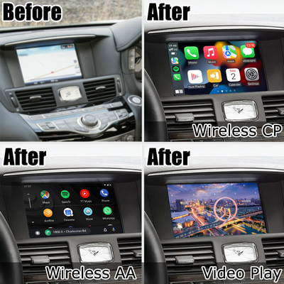 Infiniti Q70 kablosuz carplay android otomatik telefon ekranı yansıtma projeksiyon medya kutusu Lsailt tarafından