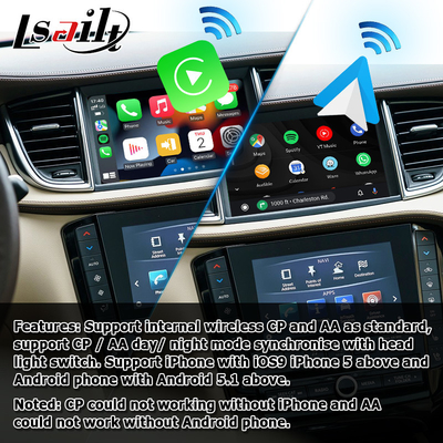 Infiniti QX50 2018 OEM yükseltmesi için kablosuz Carplay Android Auto medya kutusu