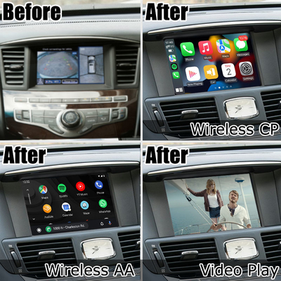 Infiniti QX60 OEM tarzı kablosuz carplay android otomatik yükseltme