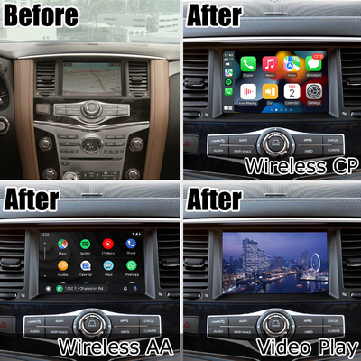 Infiniti QX80 OEM tarzı Android otomatik kablosuz carplay yükseltme çözümü uyumlu Avustralya