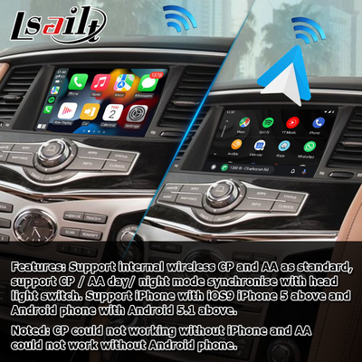 Infiniti QX80 OEM tarzı Android otomatik kablosuz carplay yükseltme çözümü uyumlu Avustralya