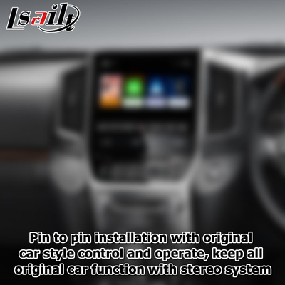 Toyota Land Cruiser LC200 OEM tarzı kablosuz carplay android otomatik multimedya arayüzü yükseltmesi
