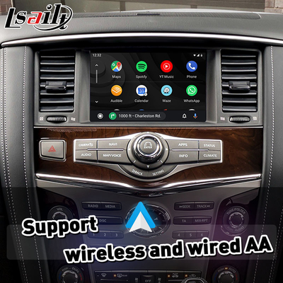 Kablosuz Android Otomatik Carplay Arayüzü 2017-2021 Infiniti QX80 için