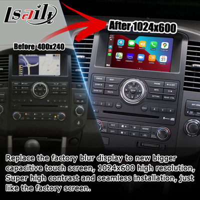 Nissan Pathfinder R51 IT06 HD ekran kablosuz carplay android otomatik yükseltme