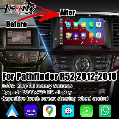 Pathfinder R52 kablosuz carplay android otomatik yükseltme HD ekran 720x1280