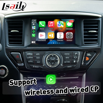 2017-2019 Nissan Pathfinder R52 için araba entegrasyonu kablosuz Android Otomatik Carplay arayüzü