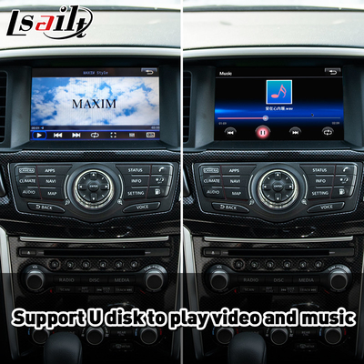2017-2019 Nissan Pathfinder R52 için araba entegrasyonu kablosuz Android Otomatik Carplay arayüzü