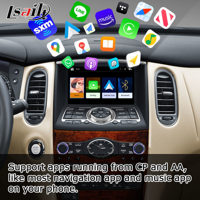 Infiniti QX50 EX35 EX25 EX30d EX37 HD ekran kablosuz Carplay Android Otomatik yükseltme