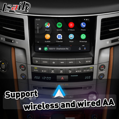 Kablosuz Android Otomatik ile 2012-2015 Lexus LX570 LX 570 için Carplay Arayüzü