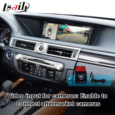 Android Auto özellikli Lexus GS300h GS200t için Kablosuz CarPlay Arayüzü, Joystick Uzaktan Kumandayı destekler