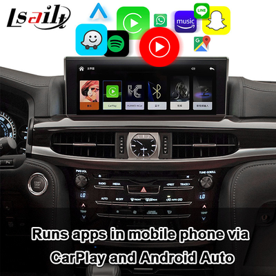 Lexus LX LX570 LX460d 2017-2022 Ters Kamera Video Arayüzü için Kablosuz CarPlay Dekoder