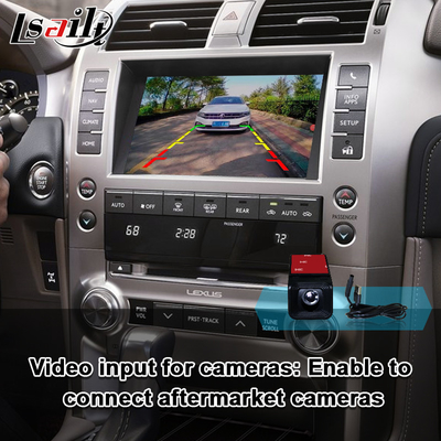 Kablosuz Android Auto ile Lexus GX460 2014-2021 LX570 RX NX için Tak ve Çalıştır CarPlay Arayüzü