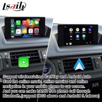 Lexus CT200 2013-2022 için Android Auto, Google Haritası ile Lsailt Kablosuz CarPlay Modülü