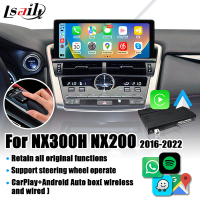 Linux Sistemli NX NX200T, NX300h 2016-2022 için Lsailt Lexus CarPlay Arayüzü, Mirror Link