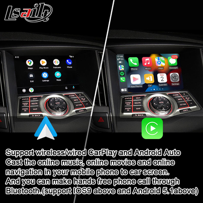 Ayna Bağlantılı Nissan Maxima 2010-2014 Infiniti için Lsailt Linux CarPlay Android Oto Arayüzü