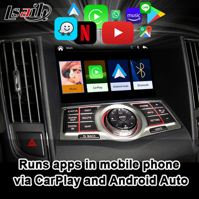 Ayna Bağlantılı Nissan Maxima 2010-2014 Infiniti için Lsailt Linux CarPlay Android Oto Arayüzü