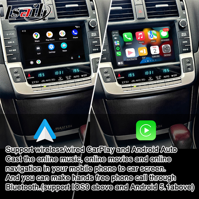 Crown, Land Cruiser LC200 için Toyota Kablosuz CarPlay Arayüzü Android Otomatik Arayüzü