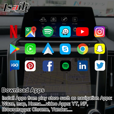 Kablosuz CarPlay, Android Auto, YouTube ile OEM Entegre Android Multimedya Video Arayüzü