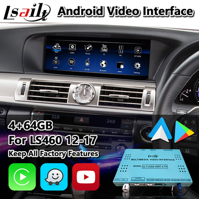 Lexus LS460 LS600h LS F-Sport AWD 2012-2017 için Lsailt Android Multimedya Video Arayüzü