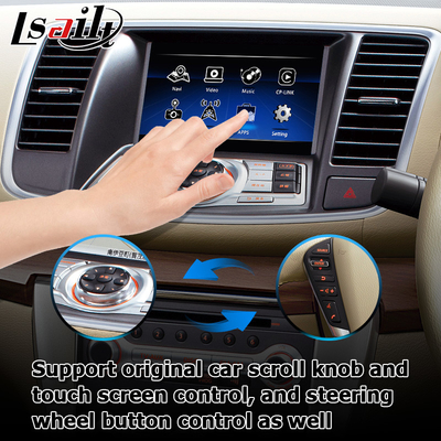 Kablosuz carplay android otomatik entegrasyonuna sahip Nissan Teana J32 Android video arayüzü