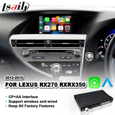 Lexus RX 270 350 450 h F Sport AL10 2012-2015 için Lsait Kablosuz Carplay Android Otomatik Arayüzü