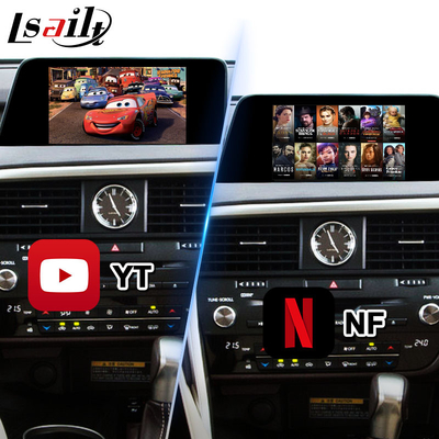 Lsailt Android Multimedia Arayüzü Lexus RX200T RX350 RX300 RX Fare Kontrolü 2016-2019