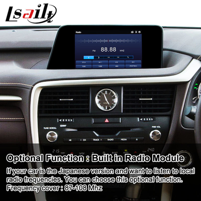Lsailt Android Multimedia Arayüzü Lexus RX200T RX350 RX300 RX Fare Kontrolü 2016-2019
