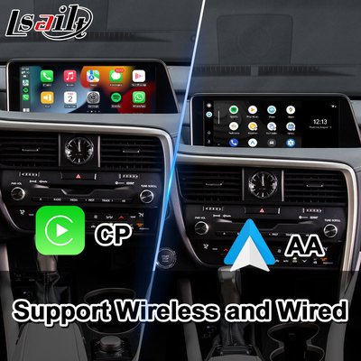 Lsailt Android Carplay Arayüzü Lexus RX 450h 200T 350 450L 350L 300 F Sport 2016-2019 için