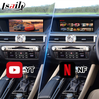 Lexus GS300h GS200t GS350 GS450h GSF GS L10 2016-2020 için Lsailt Android Araba Multimedia Arayüzü