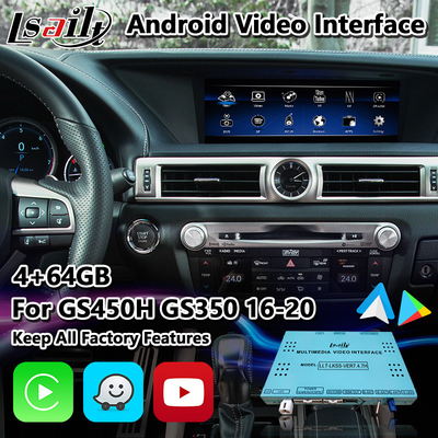 GS350 GS200t GS300h GS450h AWD F Sport 2016-2020 için Lsailt Lexus Video Arayüzü
