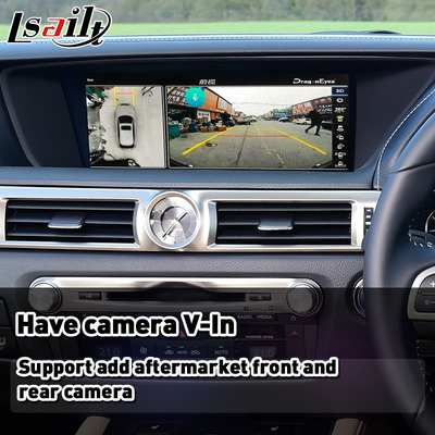 Lexus GS300h GS200t GS350 GS450h GSF GS L10 2016-2020 için kablosuz Android Otomatik Carplay Arayüzü