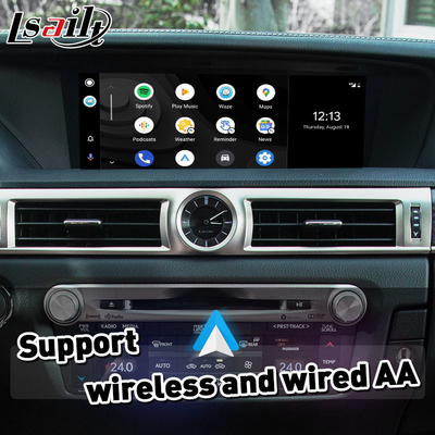Lexus GS 350 200t 300h 450h AWD F Sport 2016-2020 için Android Otomatik & Carplay Arayüzü