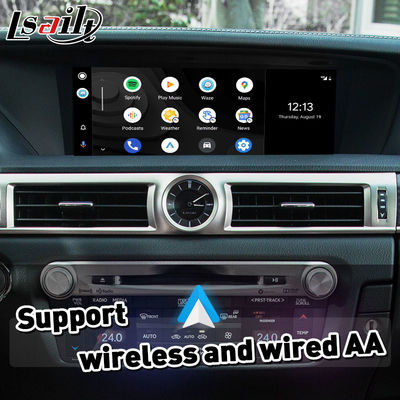 Lexus GS350 GS200t GS300h GS450h AWD F Sport 2016-2020 için Lsailt Android Otomatik Araba Oyunu Arayüzü