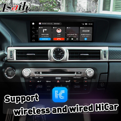 Lexus GS 350 200t 300h 450h AWD F Sport 2016-2020 için Android Otomatik & Carplay Arayüzü