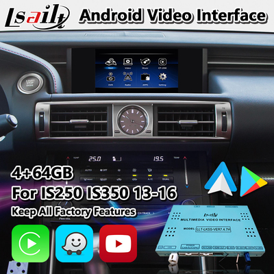 Lsailt Android Video Arayüzü Lexus IS250 IS300h IS350 IS200t IS300 IS Fare Kontrolü 2013-2016