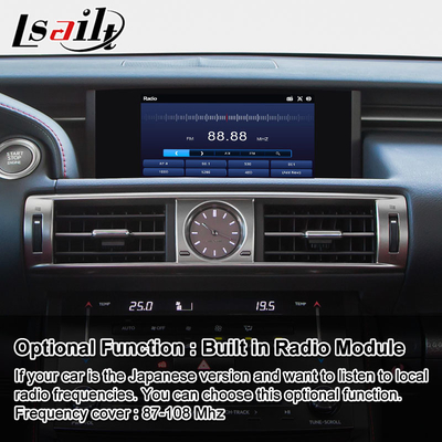 Lsailt Android Video Arayüzü Lexus IS250 IS300h IS350 IS200t IS300 IS Fare Kontrolü 2013-2016
