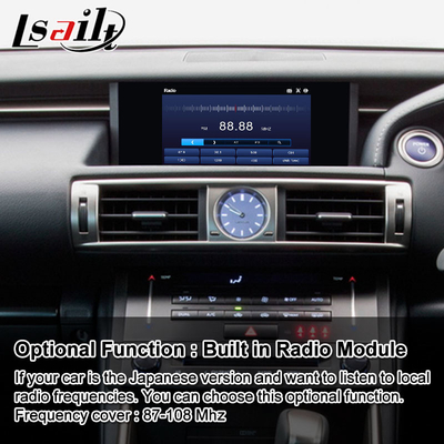 Lsailt Android Multimedia Arayüzü Lexus IS 300h 250 350 200t 300 AWD F Sport XE30 2013-2016 için