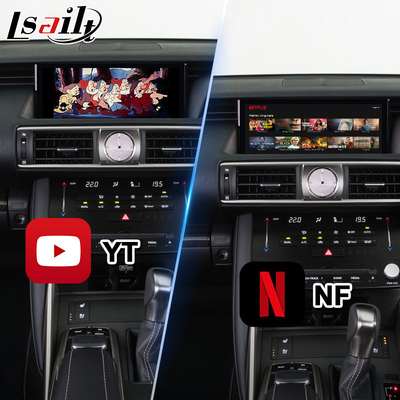 Lexus IS200T IS300H IS350 IS300 F Sport AWD IS XE30 2017-2020 için Lsailt Android Carplay Arayüzü