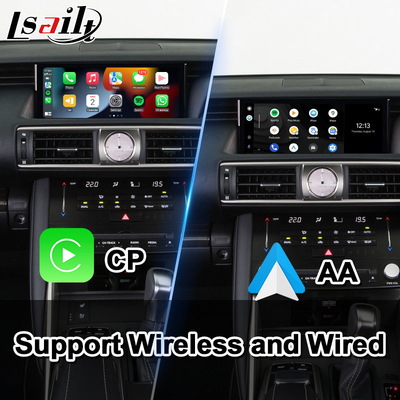 Lexus IS200T IS300H IS350 IS300 F Sport AWD IS XE30 2017-2020 için Lsailt Android Carplay Arayüzü