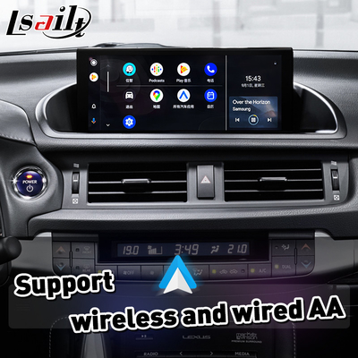 Lexus CT 200h FSport CT 2017-2022 için Kablosuz Carplay & Android Otomatik Arayüzü