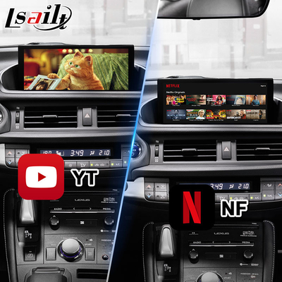 Lsailt Android Navigasyon Video Arayüzü Lexus CT 200h FSport 2017-2022 için