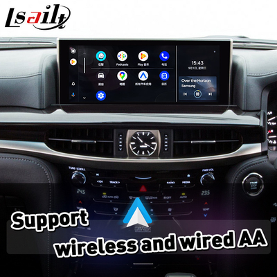 Kablosuz CP AA Lexus LX 450d 570 570s VDJ200 J200 2016-2021 için Android Otomatik Carplay Arayüzü