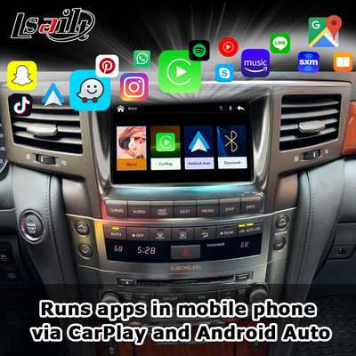 Lexus LX570 2013-2015 LX460d GX460 GX400 için Kablosuz CarPlay Arayüzü Lsailt tarafından Android Otomatik Kutusu