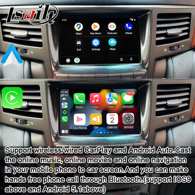 Lexus LX570 2013-2015 LX460d GX460 GX400 için Kablosuz CarPlay Arayüzü Lsailt tarafından Android Otomatik Kutusu