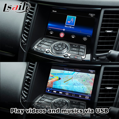 Infiniti QX70 FX50 FX35 FX37 2011-2018 Android Otomatik Çözücü, Pin to Pin Kurulumu için Lsailt CarPlay Arayüzü