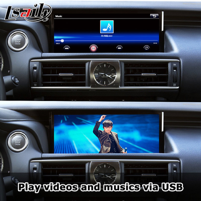 Lexus IS250 IS350 IS300 IS200t 2013-2021 Android Otomatik Çözücü, Mirror Link için Apple CarPlay Arabirimi