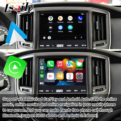 Toyota Crown için Lsailt CarPlay Android Multimedia Video Arayüzü, YouTube, NetFlix ile No Damage Kurulum