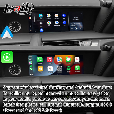Kablosuz CarPlay Arayüzü Android Otomatik GPS Navigasyonu Lexus LC500h 2017-şu anki NX LX LS GS by Lsailt