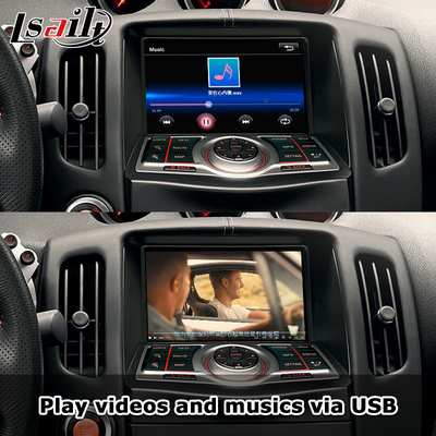 Nissan 370Z 2010-2020 Android Otomatik Destek Sesli Komuta, Direksiyon Kontrolü için Lsailt Carplay Arayüz Kutusu